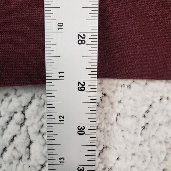 FOX Racing Sweatshirt Mens XL Slim Fit Maroon Pullover Moto Skater Casual 46x29 - Picture 4 of 11